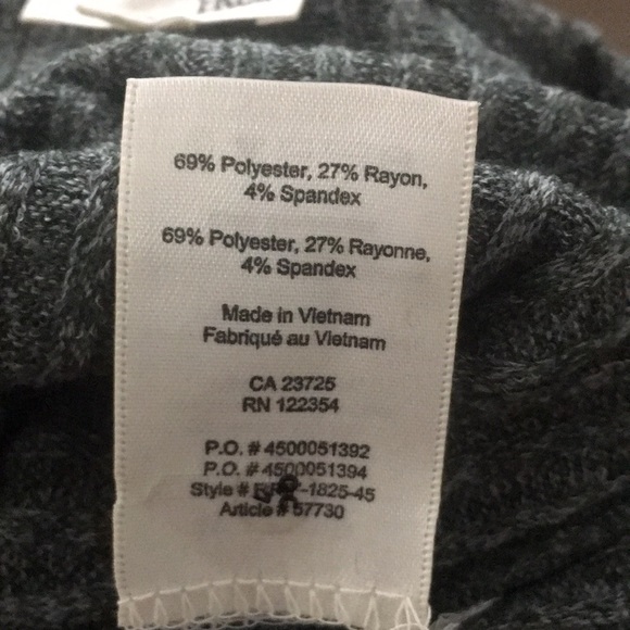 Wilfred Free Aritzia Cropped Sweater - Gray Rib Knit - Size Small - Picture 9 of 11